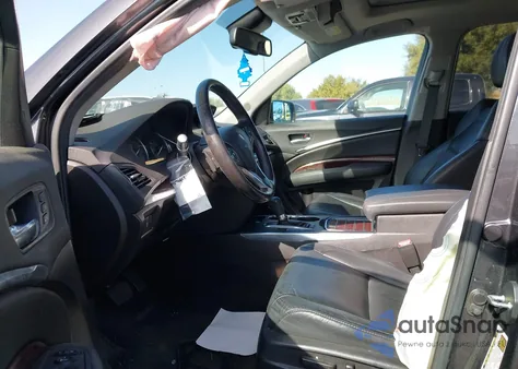 2014 Acura Mdx Technology Package из США, поврежденный, VIN 5FRYD3H44EB012806